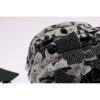 Black and White Floral Lace Crystal Hair Claw One Size Women