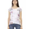 Short Sleeve T-shirt with Front Print L Women