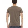 Printed Short Sleeve T-shirt with Round Neck – 3XL