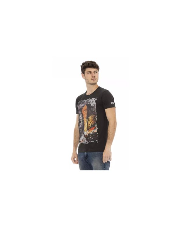 Front Print Short Sleeve T-shirt – 3XL