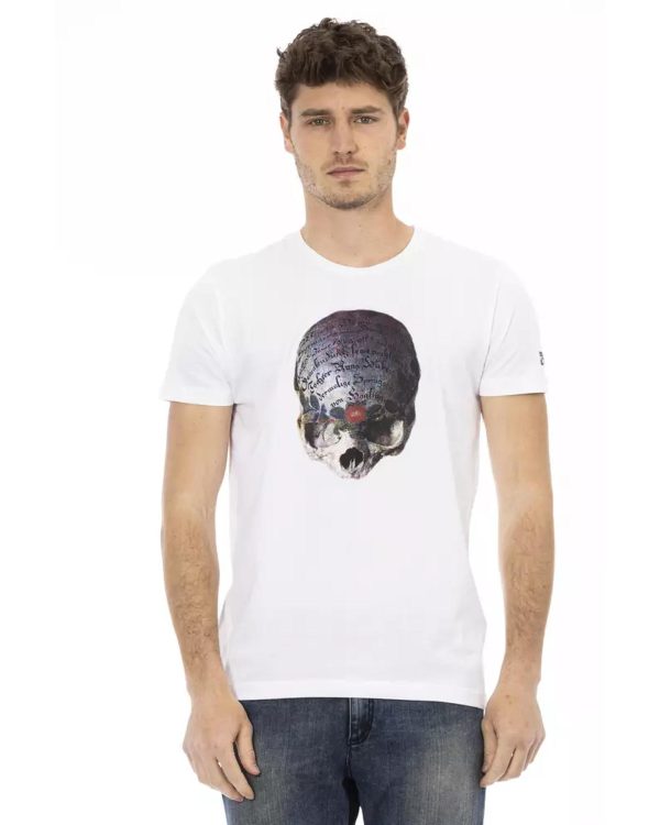 Printed Short Sleeve Round Neck T-shirt – 3XL