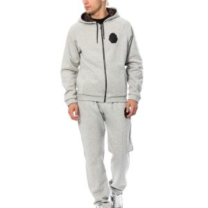 Billionaire Italian Couture Sweatsuit with Hooded Sweater and Elasticated Pants Men