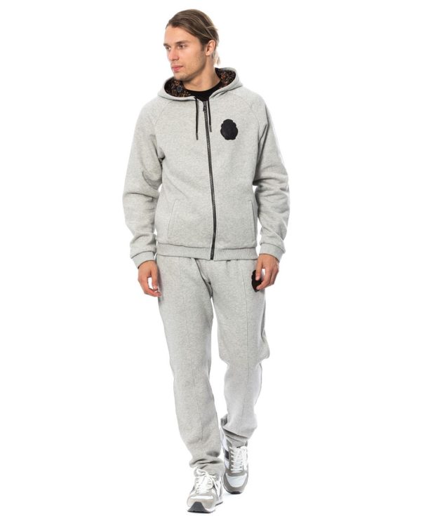 Billionaire Italian Couture Sweatsuit with Hooded Sweater and Elasticated Pants Men – 2XL