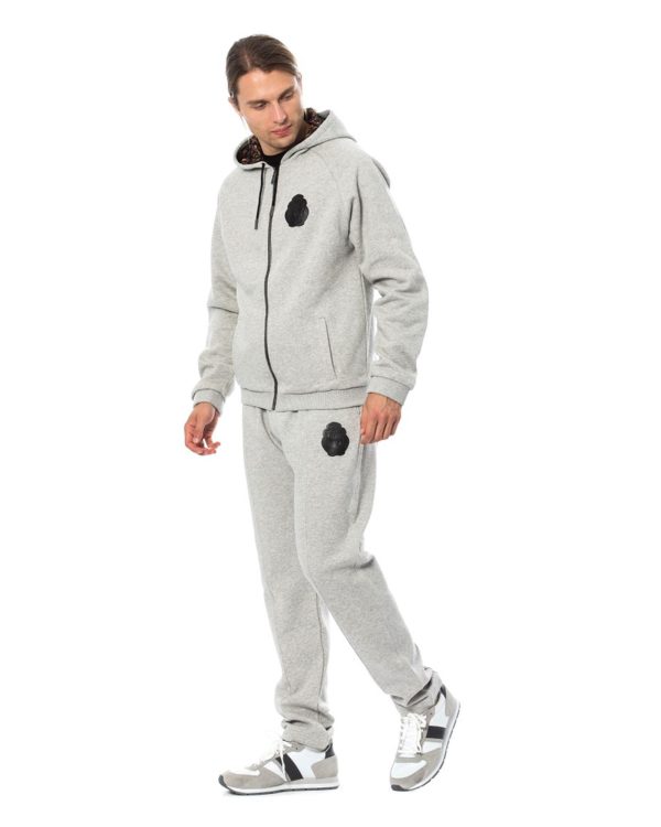 Billionaire Italian Couture Sweatsuit with Hooded Sweater and Elasticated Pants Men – 2XL