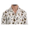 Exclusive Dolce & Gabbana Silk Jazz Motive Shirt – 40 EU