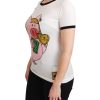 Dolce & Gabbana Year of the Pig Crewneck T-shirt Women – 36 IT