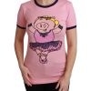 Year of the Pig 2019 Crewneck Short Sleeve T-shirt by Dolce & Gabbana Women – 36 IT