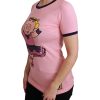 Year of the Pig 2019 Crewneck Short Sleeve T-shirt by Dolce & Gabbana Women – 36 IT