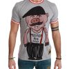 Authentic Dolce & Gabbana Roundneck T-Shirt with Year of the Pig Motive Men – 46 IT