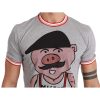 Authentic Dolce & Gabbana Roundneck T-Shirt with Year of the Pig Motive Men – 46 IT