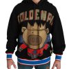 Hooded Sweater with Multicolor Motive Men – 44 IT