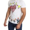 Saint Valentine Print Crew Neck Short Sleeves T-shirt Men – 46 IT