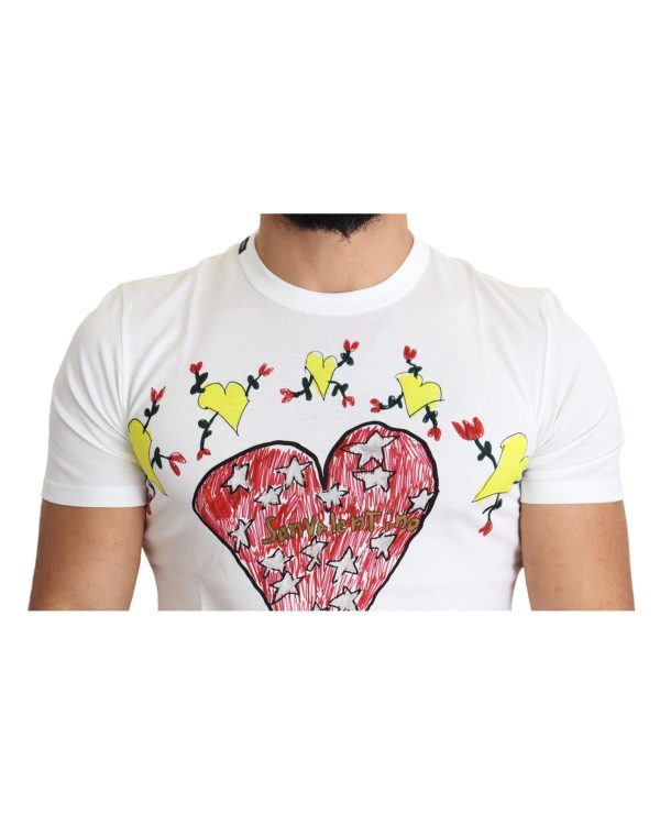 Saint Valentine Print Crew Neck Short Sleeves T-shirt Men – 46 IT