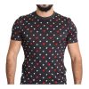 Gorgeous Dolce & Gabbana Dark Gray Hearts Print T-Shirt Men – 48 IT