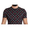 Gorgeous Dolce & Gabbana Dark Gray Hearts Print T-Shirt Men – 48 IT