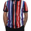 100% Authentic Dolce & Gabbana Striped Polo T-Shirt Men – 48 IT