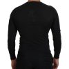 Stunning Dolce & Gabbana V-Neck Sweater with Heart Embroidery 44 IT Men