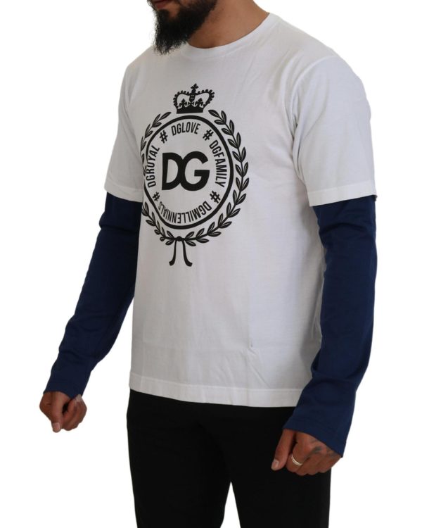 Dolce & Gabbana Crew-neck Pullover Sweater with Logo Details Men – 48 IT