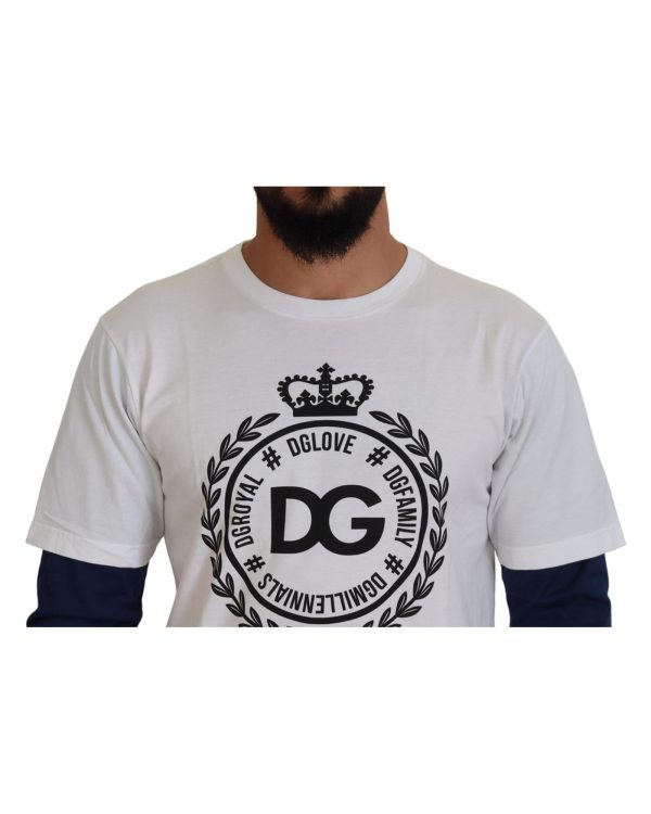 Dolce & Gabbana Crew-neck Pullover Sweater with Logo Details Men – 48 IT