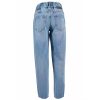 High-waisted Regular Fit Womens Jeans with Ruined Detail Women – W27 US