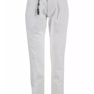 Zee Chino Trousers with Pleats and Five Pockets Men