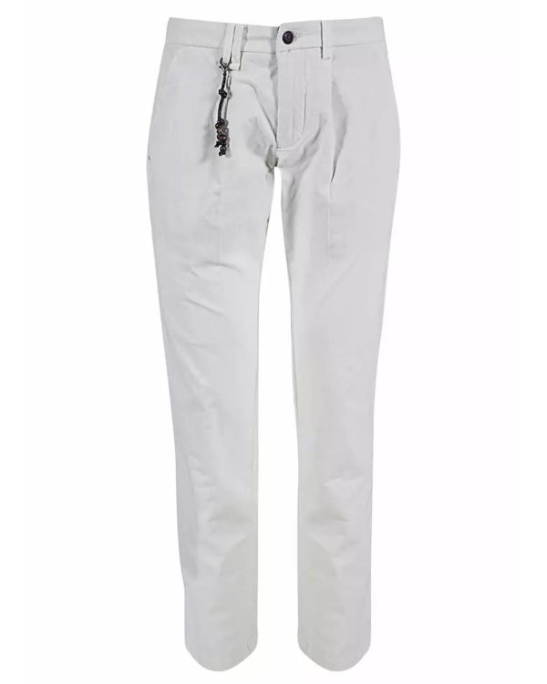 Zee Chino Trousers with Pleats and Five Pockets Men – W29 US