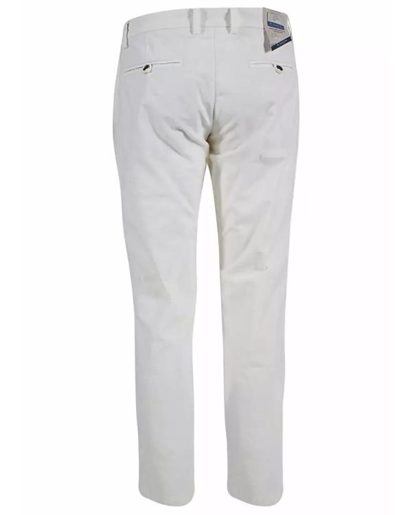 Zee Chino Trousers with Pleats and Five Pockets Men – W29 US