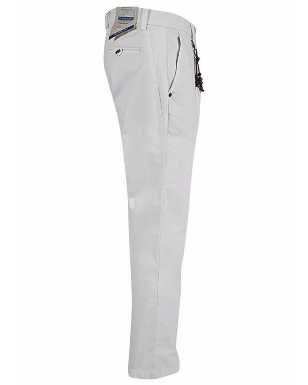 Zee Chino Trousers with Pleats and Five Pockets Men – W29 US