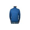 Turtleneck Sweater with Logo Detail in China Blue Men – W29 US