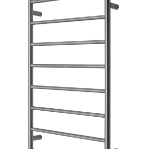 Premium Gunmetal  Towel Rack - 8 Bars, round Design, AU Standard, 1000x620mm Wide