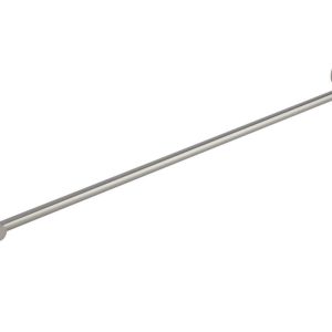 Luxurious Brushed Nickel Stainless Steel 304 Towel Rack Rail - Single Bar 600mm