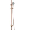 2023 Brushed Rose Gold Copper Solid Stainless Steel 304 made shower set w diverter 200 mm head sprayer hand held head