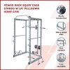 Power Rack Squat Cage Stands w Lat Pulldown Home Gym