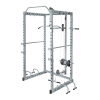 Power Rack Squat Cage Stands w Lat Pulldown Home Gym