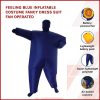 Feeling Blue Inflatable Costume Fancy Dress Suit Fan Operated