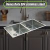 Stainless Steel Sink – 86.5×44 cm