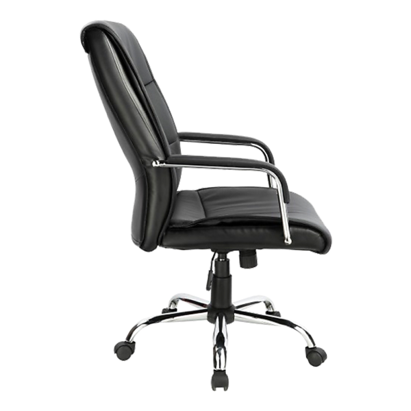 PU Leather Office Chair Executive Padded Black