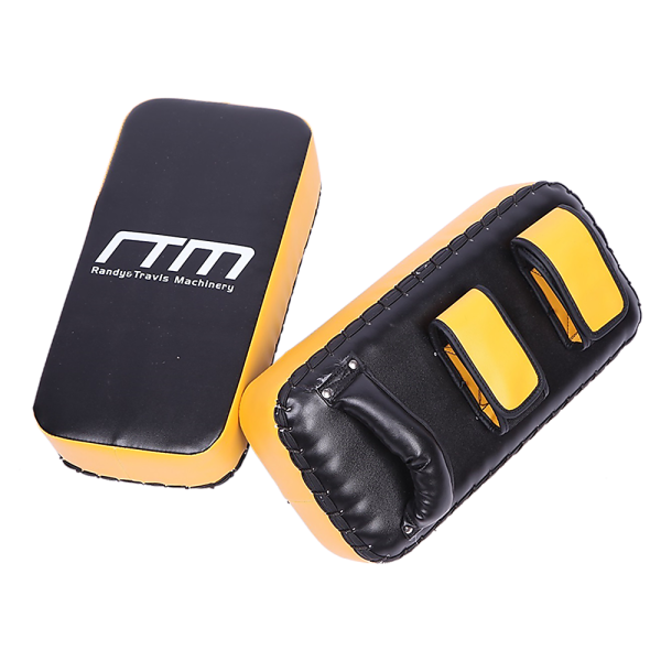 Thai Pads Kickboxing Punching Boxing Shield – Yellow and Black