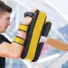 Thai Pads Kickboxing Punching Boxing Shield – Yellow and Black