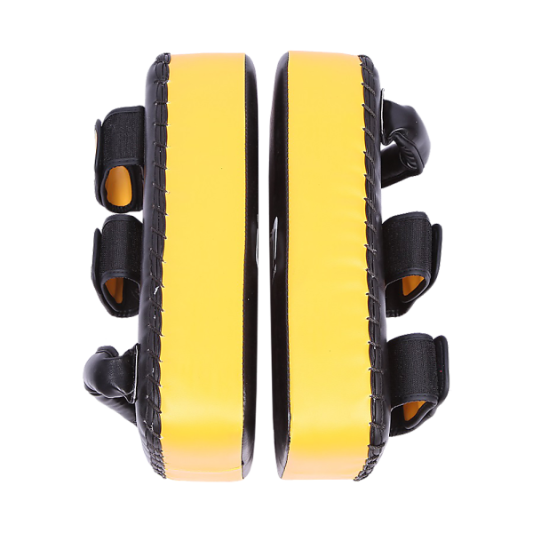 Thai Pads Kickboxing Punching Boxing Shield – Yellow and Black