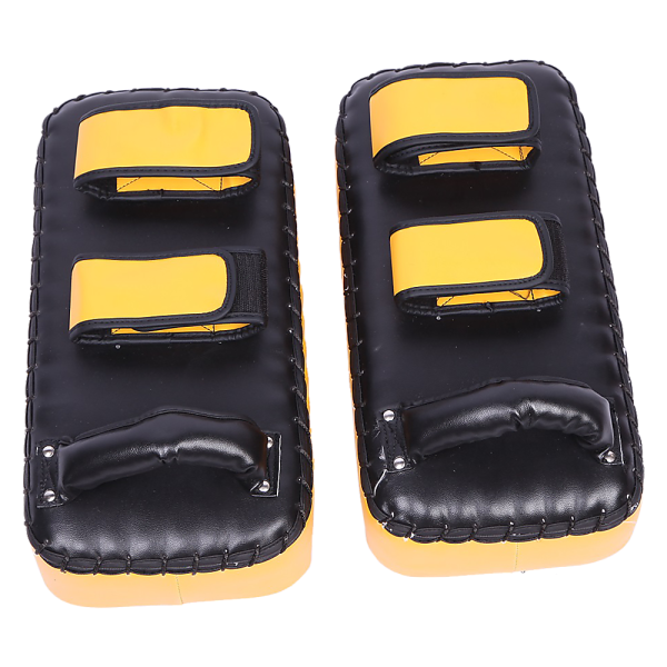 Thai Pads Kickboxing Punching Boxing Shield – Yellow and Black