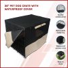 36″ Pet Dog Crate with Waterproof Cover