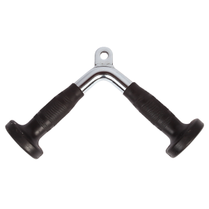 Randy & Travis Rubber-Coated Tricep Pushdown Bar Attachment