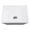 Bathroom Ceramic Rectangular Above Countertop Basin for Vanity