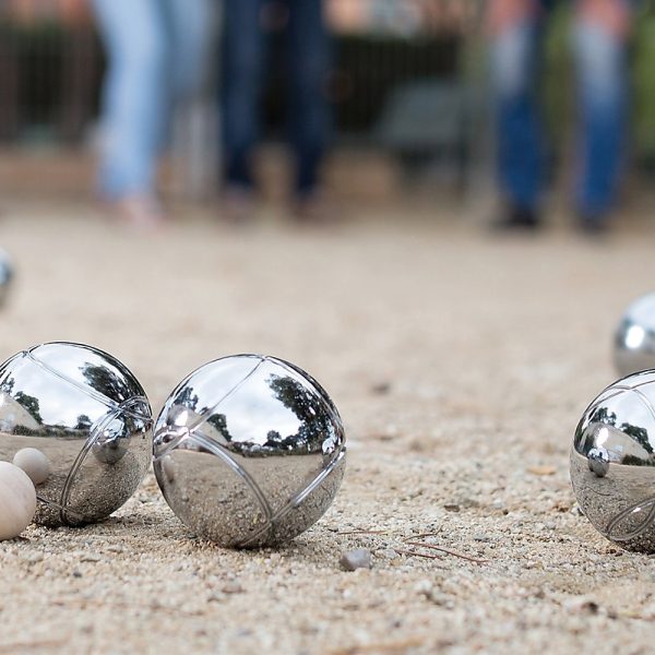 Deluxe Boules Bocce 8 Alloy Ball Set