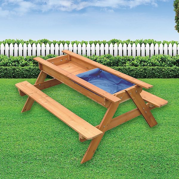 Sand & Water Wooden Picnic Table