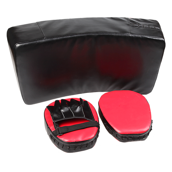 Kicking Boxing Sparring Shield & Punching Pad Mitts Combo