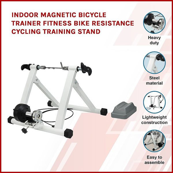 Indoor Magnetic Bicycle Trainer Fitness Bike Resistance Cycling Training Stand