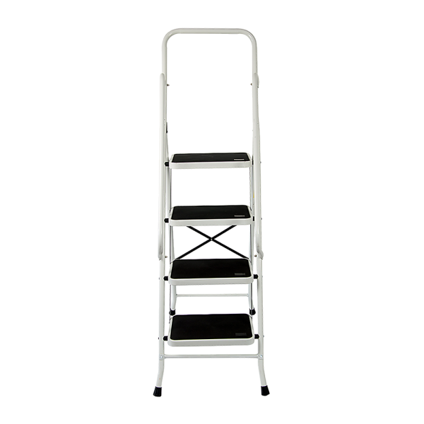 Foldable Non Slip 4 Step Steel Ladder