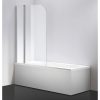 180° Pivot Door 6mm Safety Glass Bath Shower Screen 1000x1400mm By Della Francesca